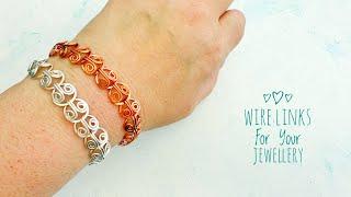 Easy DIY Wire Wrap Jewellery Links Anyone Can Make!