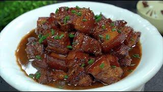 紅燒肉好吃的家常做法House-made braised pork! Vibrant red color and not greasy at all. So delicious!