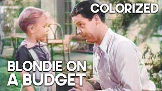 Blondie on a Budget | COLORIZED | Classic Family Movie | English | Classics