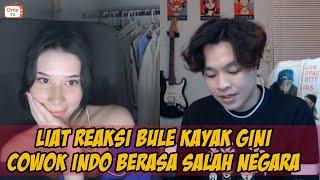 Liat Reaksi Bule Kayak Gini, Cowok Indo Berasa Salah Negara  | Singing Reactions OmeTV