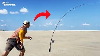 Fishing Until We Catch 100# Pounds of Fish! (Beach Fishing Marathon)