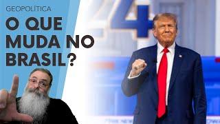 O que MUDA no BRASIL com TRUMP? DOLAR DISPARA, ESQUERDISTAS CHORAM, BRASIL próximo do EIXO do MAL