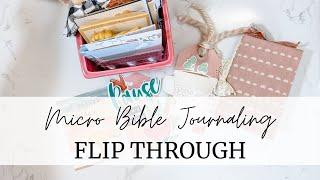 Micro Bible Journaling Flip Through