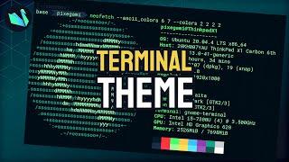 My Custom Ubuntu Linux Terminal with Themes and Plug-ins 