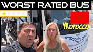 WE TOOK THE WORST RATED BUS IN MOROCCO ( SHOCKED ) 