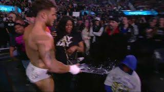 MJF threw water on a kid during the main event on AEW Revolution 03.05.23