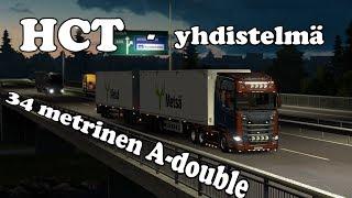 Euro Truck Simulator 2 - 024 │ A-double HCT yhdistelmä