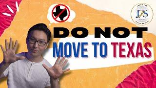 10 Reasons NOT to Move | Don't California Our Texas | North Texas