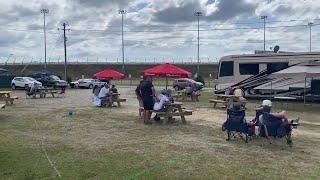 The sights and sounds outside of Darlington Raceway as NASCAR returns