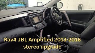 Toyota Rav4 2013-2018 JBL Amplified system stereo upgrade | Rav4 2018 JBL amplified radio upgrade