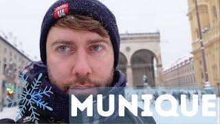 MUNIQUE NA ALEMANHA COM NEVE | Passeio pelo centro histórico