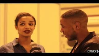 Britain & Ireland's Next Top Model finalist Risikat Oyebade Interview DistractTV@ Clothes Show Live