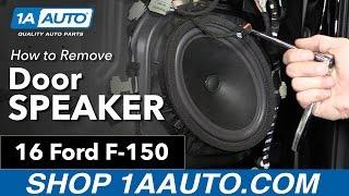 How To Replace Front Drivers Door Speaker 15-19 Ford F150