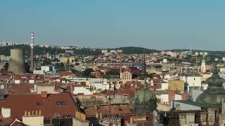 Pohledy z věže staré radnice Brno - Česká republika 4k