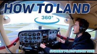 How To Land An Airplane | 360° Interactive Cockpit