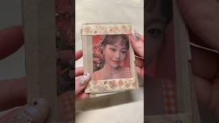 chuu photocard unboxing  #kpop #chuu #photocard #loona #collecting #kpopshorts