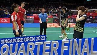 Yuta WATANABE/Arisa HIGASHINO vs FENG Yan Zhe/HUANG Dong Ping Badminton Singapore Open 2023 | QF