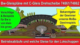 Märklin Drehscheibe 74862, Gleispläne + Gewinner vom MoBa-Gewinnspiel