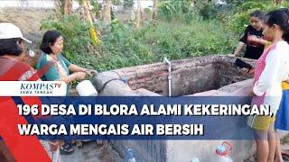 196 Desa di Blora Alami Kekeringan, Warga Mengais Air Bersih