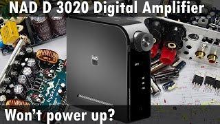 SDG #351 eBay NAD Hybrid Digital Amplifier D 3020 V1 Repair - Won't power on (Hypex UCD102 Class D)