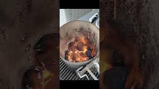 How to grill a Tomahawk Weber Kettle