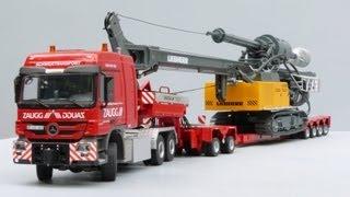 WSI Mercedes-Benz Actros 6x6 + Scheuerle InterCombi 'Zaugg' by Cranes Etc TV