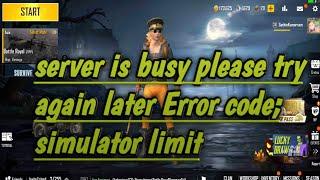 pubg lite server is busy error code restrict area,how to fix