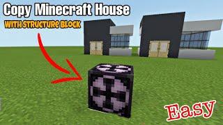 Copy paste Minecraft builds using Structure block