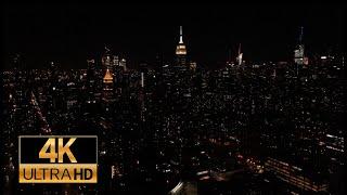 4K New York City by Night | Relaxing Jazz Music