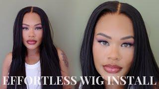 EFFORTLESS WIG INSTALL! PRE-PLUCKED + PRE-BLEACHED WIG FOR BEGINNERS | ISEE HAIR X Arnell Armon