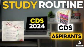 Clear CDS 2 2024 Exam: Self Study Timetable & Preparation Tips | CDS Selection Routine