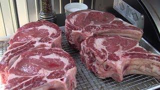 Camp Chef Woodwind vs Traeger Pro Series 22 reverse sear Ribeye steaks July 2017