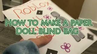 🪆How to make a paper doll blind bag🪆