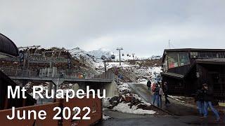 Mt Ruapehu Whakapapa Skiing June 2022