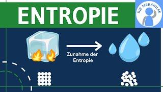 Entropie - Definition, Zunahme, Unordnung, 2. Hauptsatz der Thermodynamik einfach erklärt - Chemie