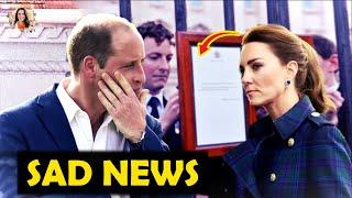 ROYAL TRAGEDY!! Prince William Delivered A Heartbreaking Announcement To The Entire UK