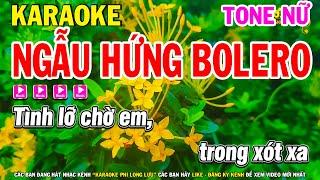 Karaoke Ngẫu Hứng Bolero - Nhạc Sống Tone Nữ Dễ Hát | Karaoke Phi Long