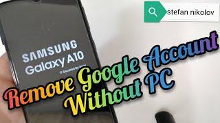 Samsung A10 SM-A105F. Remove Google Account. Bypass FRP.