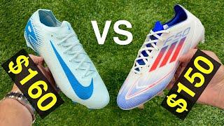 BATTLE OF THE BUDGET SPEED BOOTS - Adidas F50 Pro vs Nike Mercurial Vapor 16 Pro