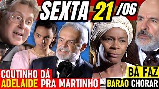 Sinha Moça Capitulo de hoje 21/06 SEXTA sinhá moça Resumo do dia 21/06 sexta