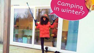 Amputee girl explores camping area |Amputee woman 2020| mit Krücken