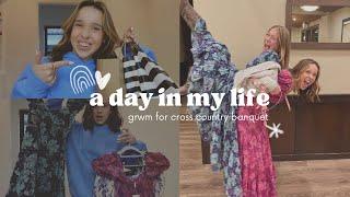 GRWM for my cross country banquet (shopping, hauls, chat, pictures) 🫶 #Lisi #LisiShops #haul