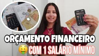 MEU ORÇAMENTO FINANCEIRO GANHANDO SALÁRIO MÍNIMO  | DESPESAS DE JUNHO