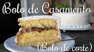 BOLO DE CASAMENTO (BOLO DE CORTE)!!!