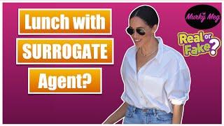 Did Meghan Markle have lunch with a surrogacy agent or is she planting stories?