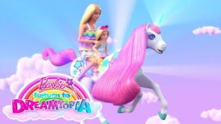 @Barbie | Barbie & Chelsea RideUNICORNS and RAINBOWRollercoasters! | Barbie Return to Dreamtopia!