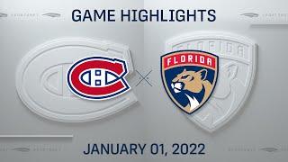 NHL Highlights | Canadiens vs. Panthers - Jan 1, 2022