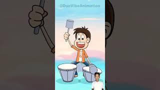  Play Music 🪘 #loop #cartoon #art #satisfying #stopmotion #animation #shorts