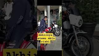 Akhirnya bisa ketemu Mblo Rizki juga #mblorizki #motovlog