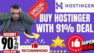 How to Buy Hosting from Hostinger [2024] with Amazing Discounts 91% IMMEDIATE Discount